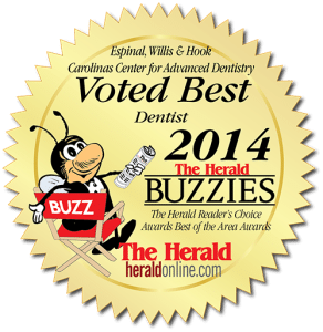 2014 Buzzie Award Best Dentist Rock Hill SC